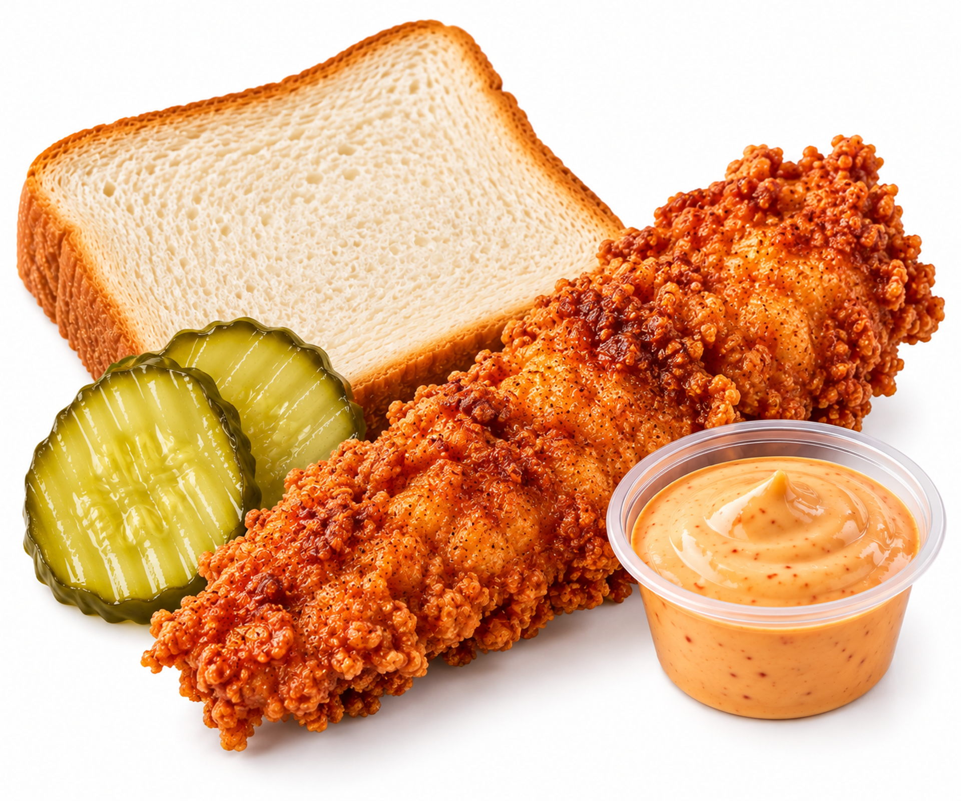 Hand-breaded chicken